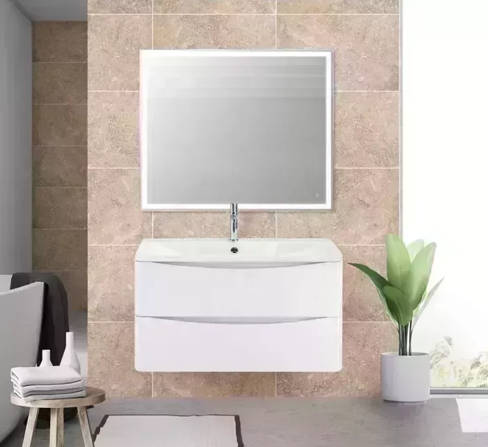 Мебель для ванной BELBANGO Acqua 120 Bianco Lucido