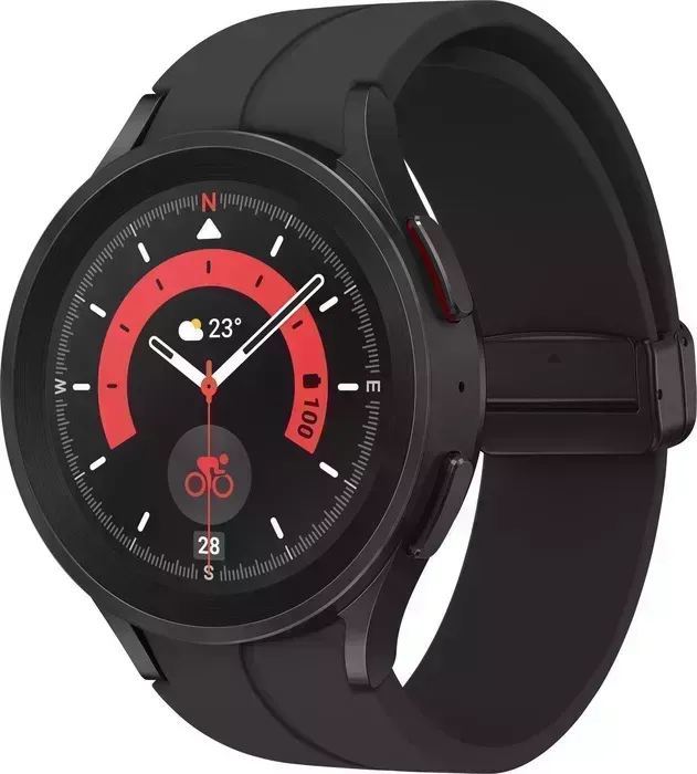Смарт-часы Samsung Galaxy Watch 5 Pro 45мм 1.4" Super AMO черный (SM-R920NZKACIS)