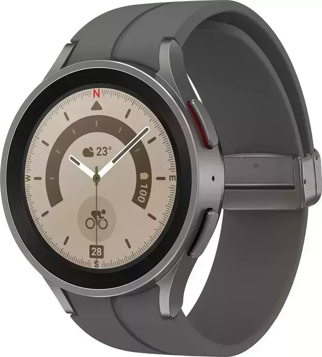 Смарт-часы Samsung Galaxy Watch 5 Pro 45мм 1.4" Super AMO серый (SM-R920NZTACIS)