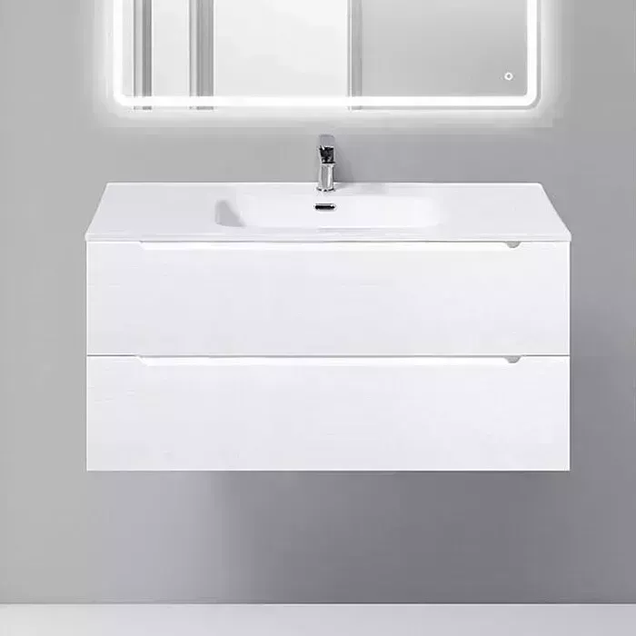 Тумба с раковиной BELBANGO с Etna 120 bianco lucido (ETNA-1200-2C-SO-BL-P, BB1200ETL)