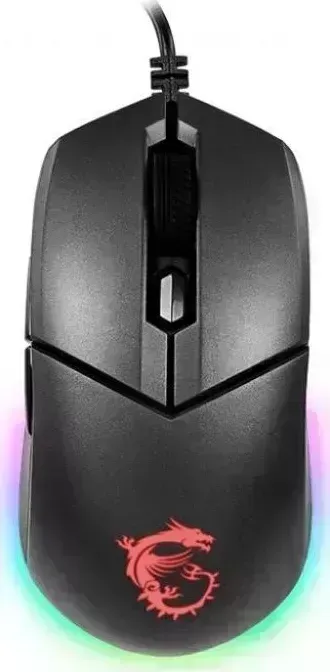 Мышь проводная MSI Clutch GM11 черный оптическая (5000dpi) USB (6but) (S12-0401730-CLA)