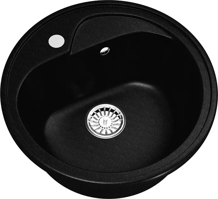 Мойка кухонная Mixline ML-GM10 45 ультра-черная 344 (4660105233213)