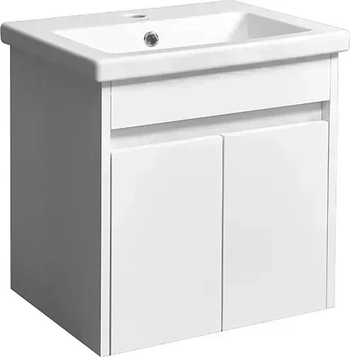 Тумба с раковиной Stella Polar с Фаворита 50 белая (SP-00000166, S-UM-COM50/1-w)