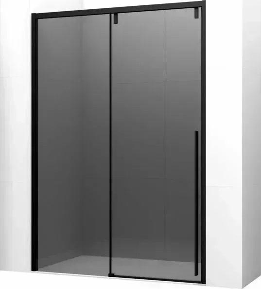 Душевая дверь Ambassador Intense 130x200 тонированная, черная (110022202IBB)