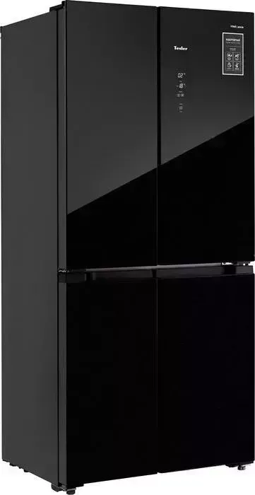 Холодильник TESLER RCD-482I BLACK GLASS