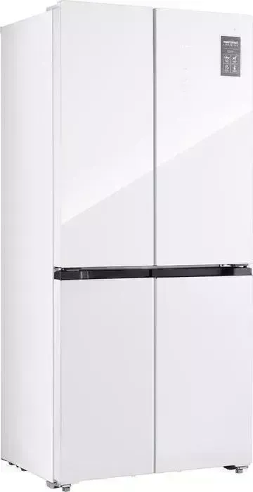 Холодильник TESLER RCD-482I WHITE GLASS