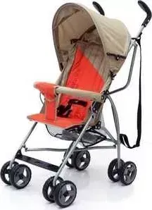 Коляска прогулочная BABY CARE Vento (темно-серый/красный)