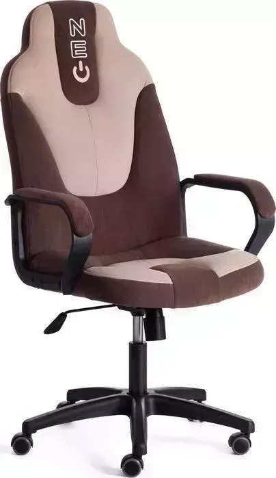 Кресло офисное TetChair NEO 2 (22) флок , коричневый/бежевый, 6/7