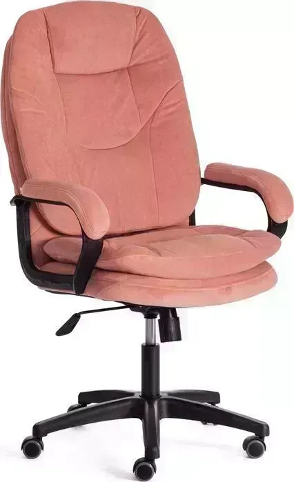 Кресло офисное TetChair COMFORT LT (22) флок , розовый, 137