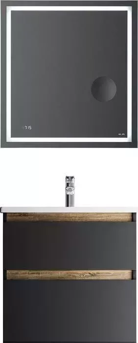 Мебель для ванной Am.Pm X-Joy 65х45 черная матовая