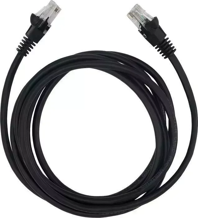 Кабель Патч-корд Buro UTP 4 пары cat5E CCA molded 2м черный RJ-45 (m)-RJ-45 (m)