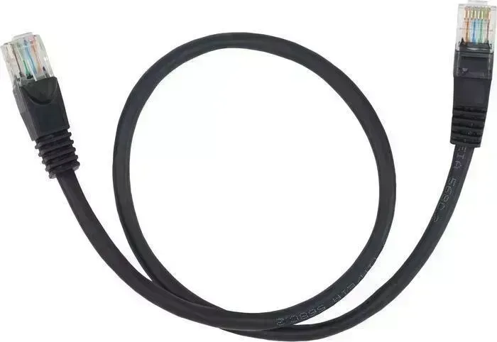 Кабель Патч-корд Buro UTP 4 пары cat5E CCA molded 0.5м черный RJ-45 (m)-RJ-45 (m)