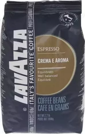 Кофе в зернах Lavazza Crema e Aroma Espresso Bag 1000 beans