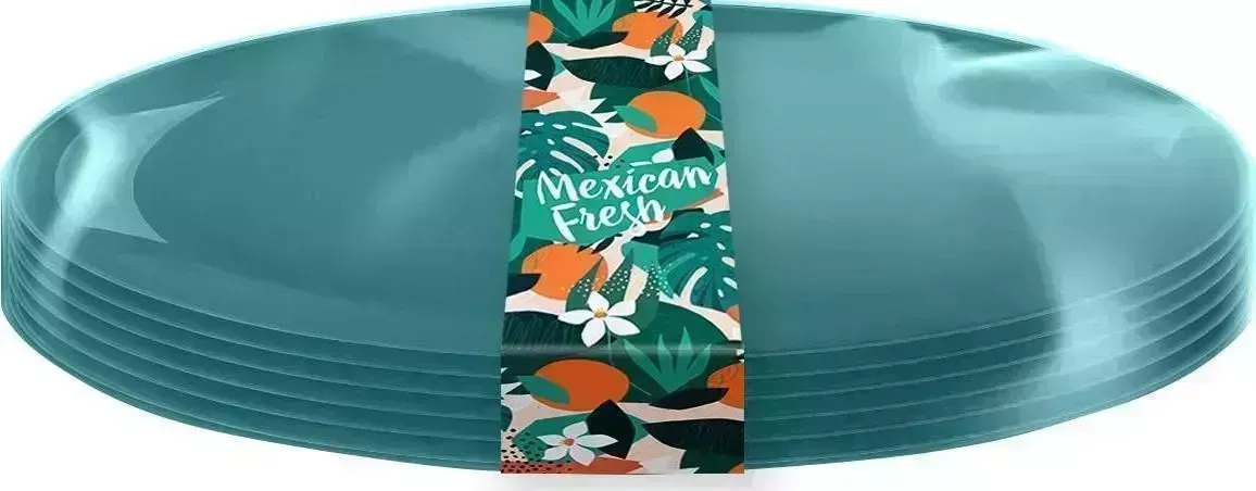 Набор тарелок PLAST TEAM PT104912578 D200 мм 6 шт Mexican Fresh