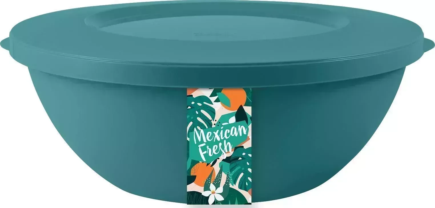 Миска PLAST TEAM PT107611578 5л 325х308х117мм Mexican fresh