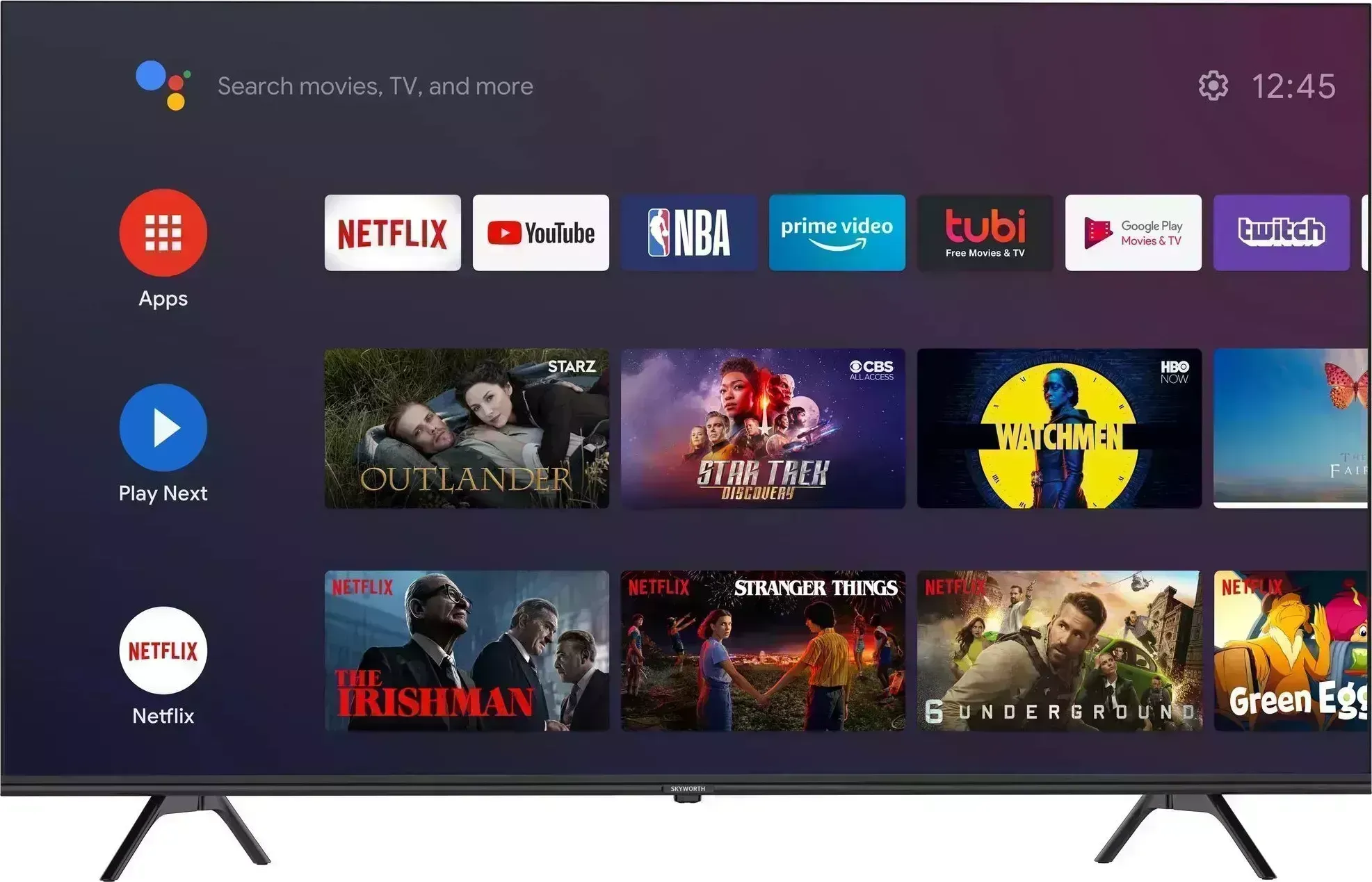 Телевизор SKYWORTH 55SUE9350 UHD SMART TV 4K Ultra HD безрамочный