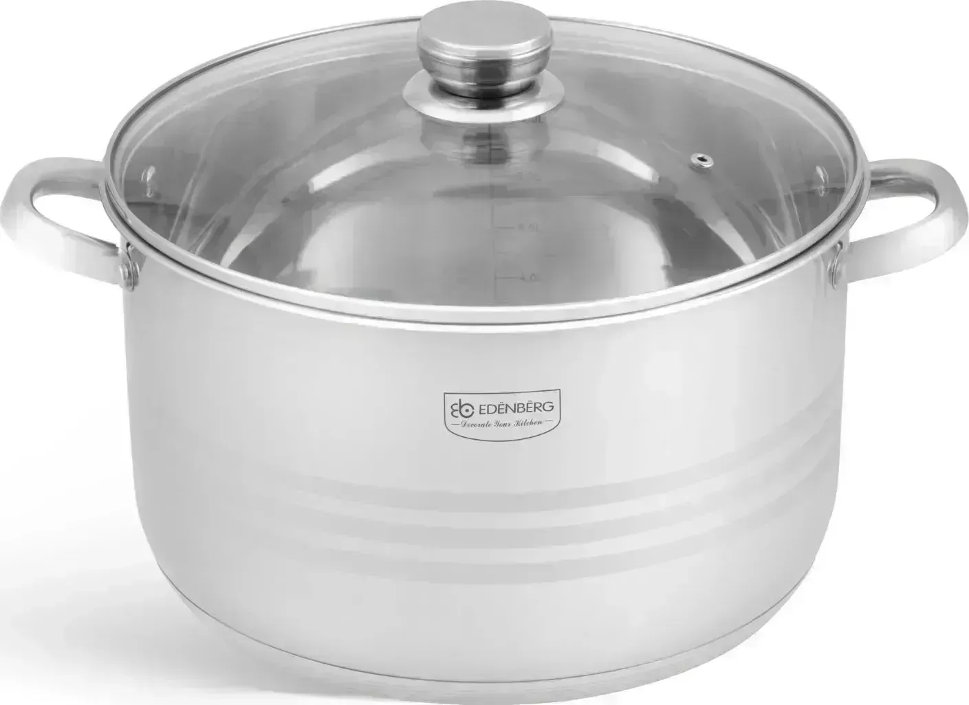 Кастрюля с крышкой EDENBERG EB-3020, 12.4л, с