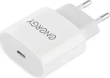 Сетевое зарядное устройство ENERGY ET-35, USB-С Type-C, 18 Ватт, цвет - белый 104293