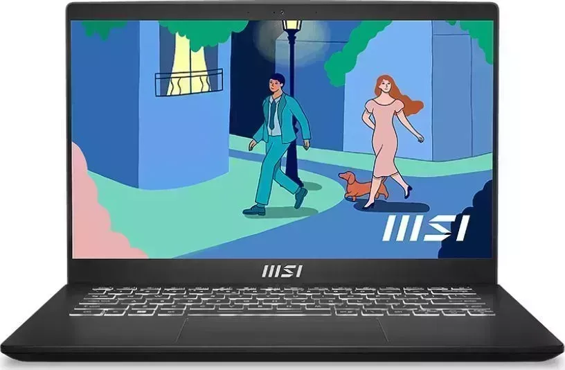 Ноутбук MSI Modern 14 C5M-011XRU Ryzen 5 5625U/8Gb/SSD512Gb/14"/IPS/FHD/DOS/black/9S7-14JK12-011