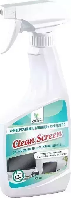 Чистящее средство CLEAN&GREEN CG8118 для чистки оргтехники и ЖК экранов (триггер) 500 мл.