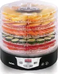 Сушилка для овощей и фруктов BBK BDH305D черный/металлик