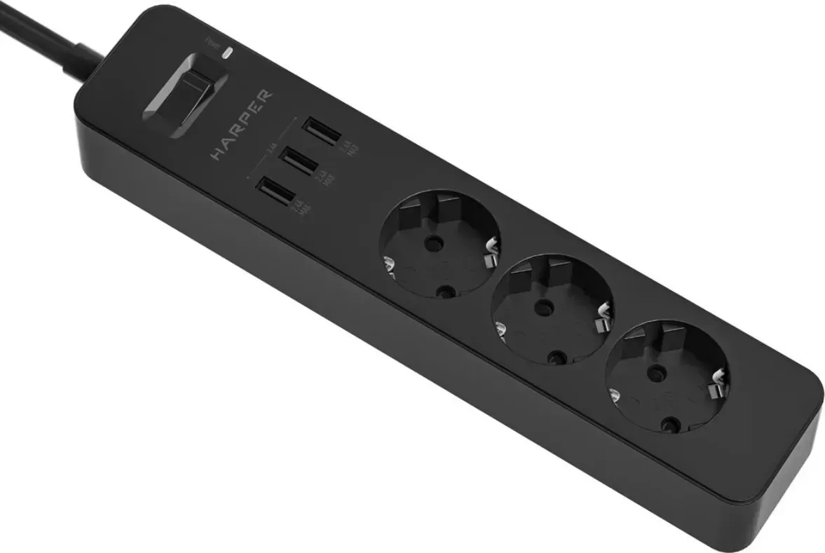 Сетевой фильтр HARPER UCH-315 Black
