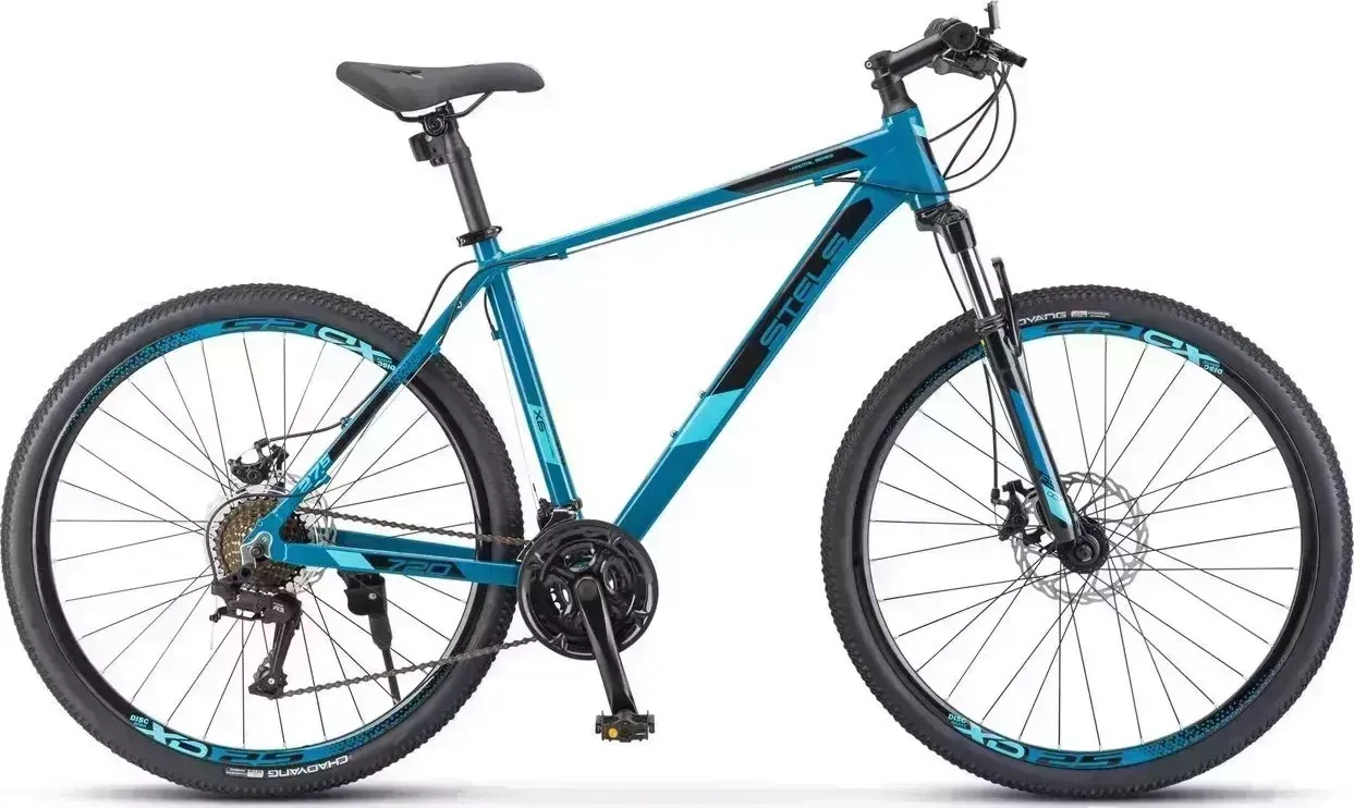 Велосипед STELS Navigator-720 MD 27.5" V010 LU094366 LU088201 15.5" Тёмный чирок 2021