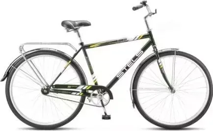 Велосипед STELS Navigator-300 С 28" Z010 LU101059 LU094714 20" Чeрный 2023 +корзина