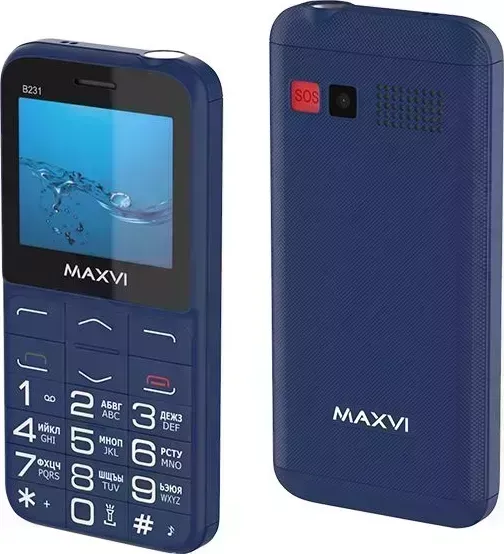 Мобильный телефон MAXVI B231 blue