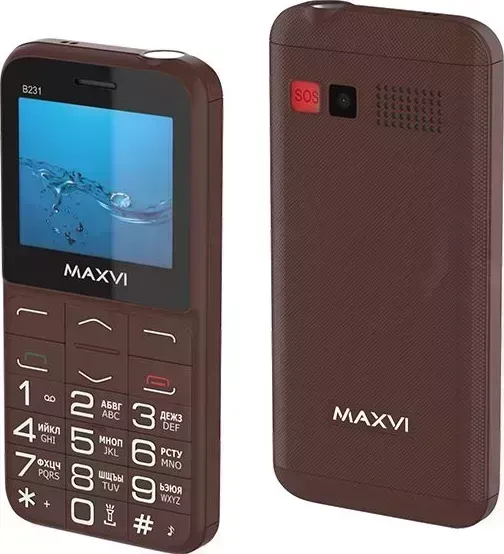 Мобильный телефон MAXVI B231 brown
