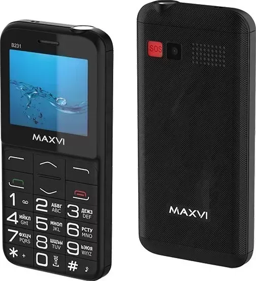 Мобильный телефон MAXVI B231 black
