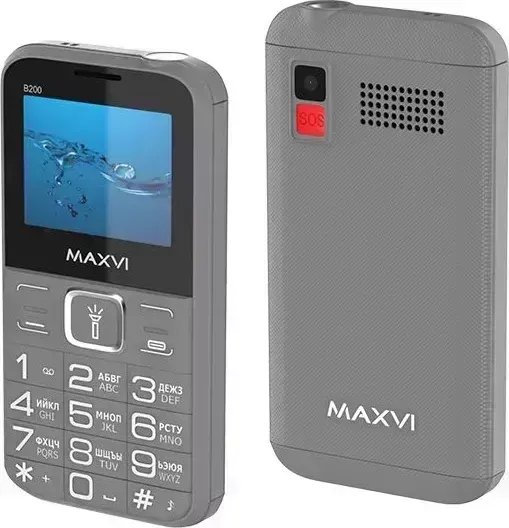 Мобильный телефон MAXVI B200 grey