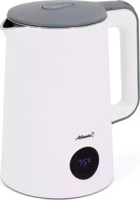 Чайник электрический АТЛАНТA ATH-2447 (WHITE) двухстенный