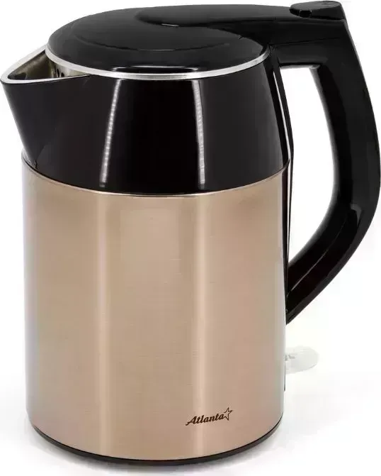Чайник электрический АТЛАНТA ATH-2446 (BLACK) двухстенный