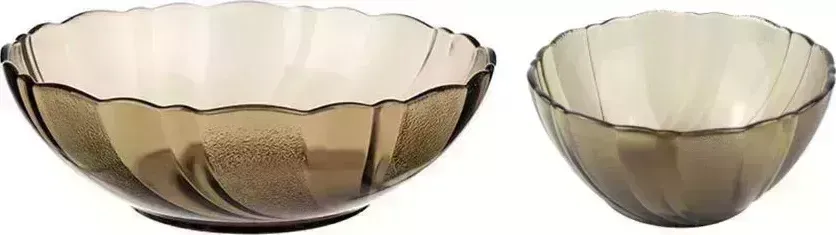 Набор салатников GLASS INK Alta Marea 8пр. дымка 62208