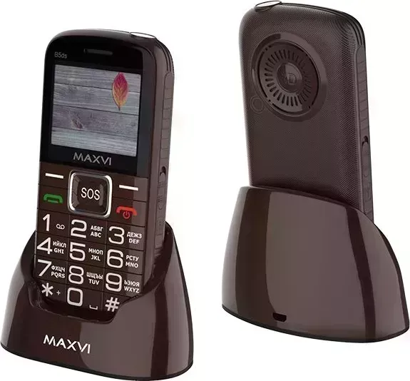 Мобильный телефон MAXVI B5ds brown