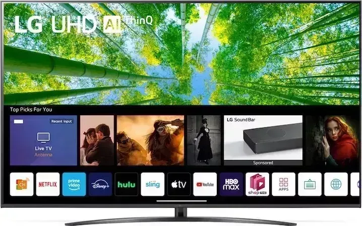 Телевизор LG 70UQ81003LB черный