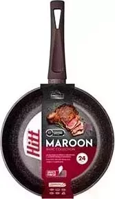 Сковорода HITT HM1026 Maroon 26см а/п