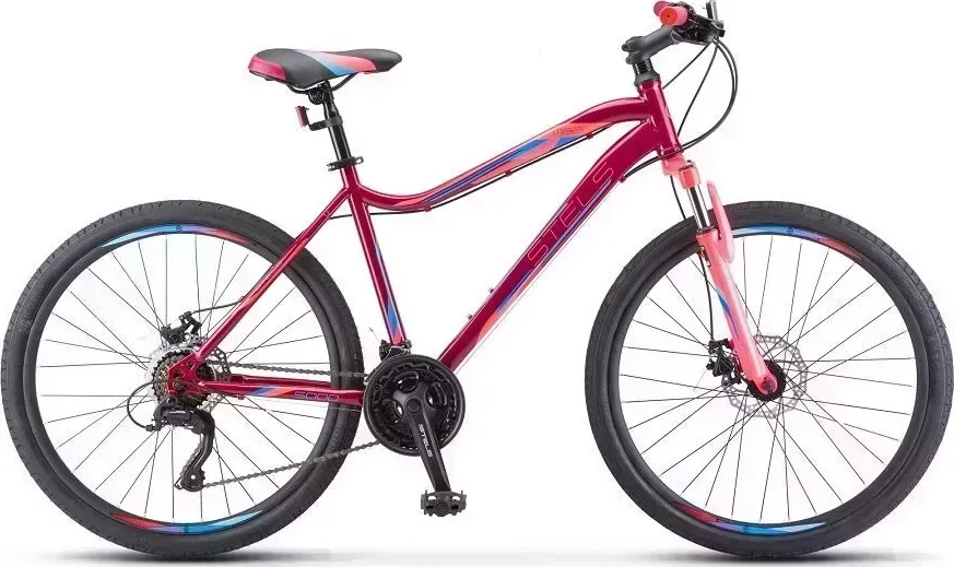 Велосипед STELS Miss-5000 MD 26" V020*LU096322*LU089358 *18" Вишнёвый/розовый
