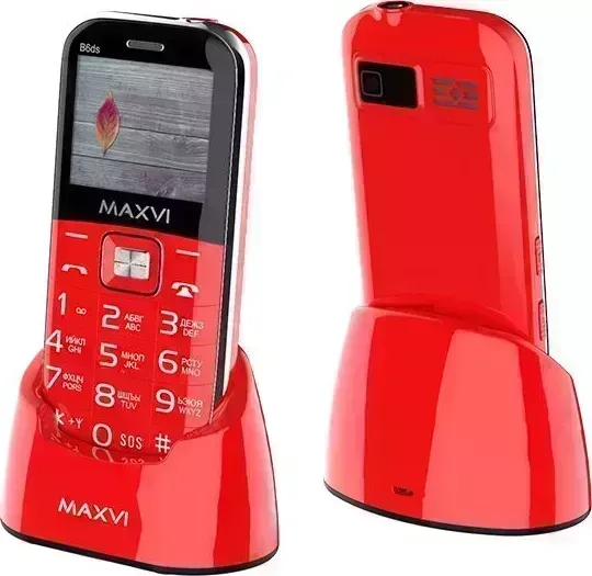Мобильный телефон MAXVI B6ds red
