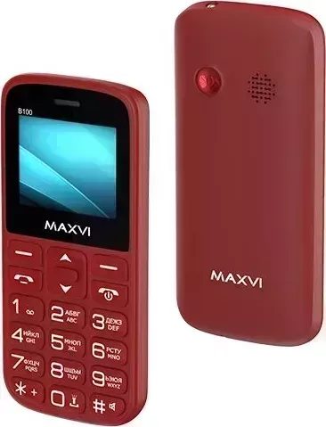 Мобильный телефон MAXVI B100 wine red