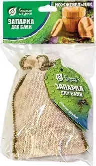 Банные принадлежности БАННЫЕ ШТУЧКИ 32166 Запарка для бани в мешочке 30г Можжевельник