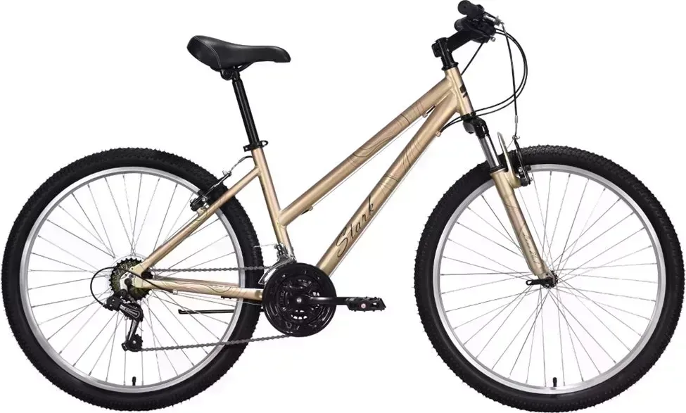 Велосипед STARK Luna 26.1 V песочный/серый 16" HQ-0005194