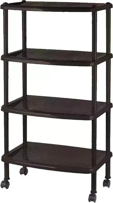 Этажерка KEEPLEX KL281412011 Regular четырехсекционная 50х31х14,5см темный каштан для обуви