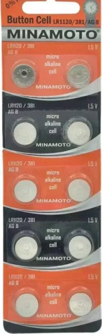 Батарейки MINAMOTO AG8 LR1120/10BL