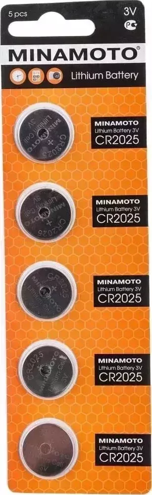 Батарейки MINAMOTO CR2025/5BL