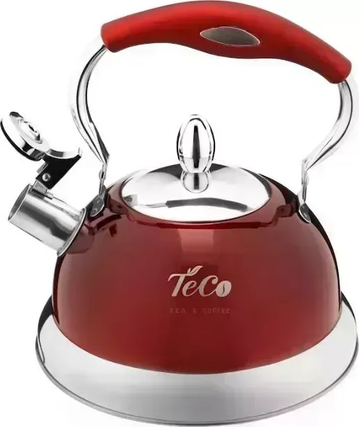 Чайник TECO TC-125-BD 3,0 л. нерж. бордовый