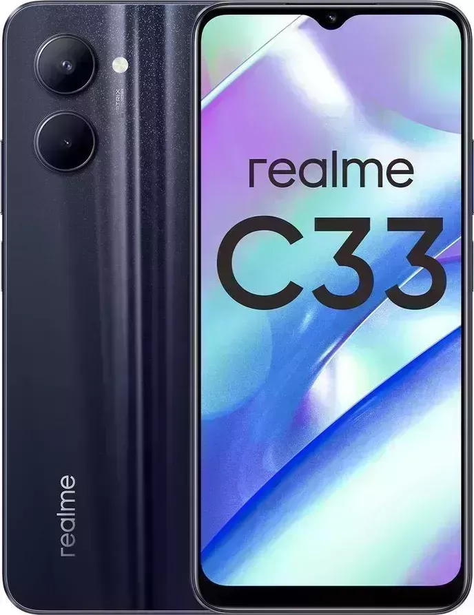 Смартфон REALME C33 4/64GB черный