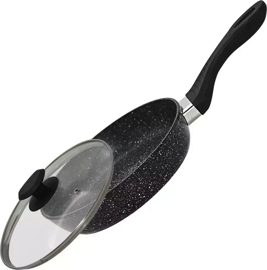 Сковорода GREEN POINT GP-34130 с крышкой, 30см 1х6