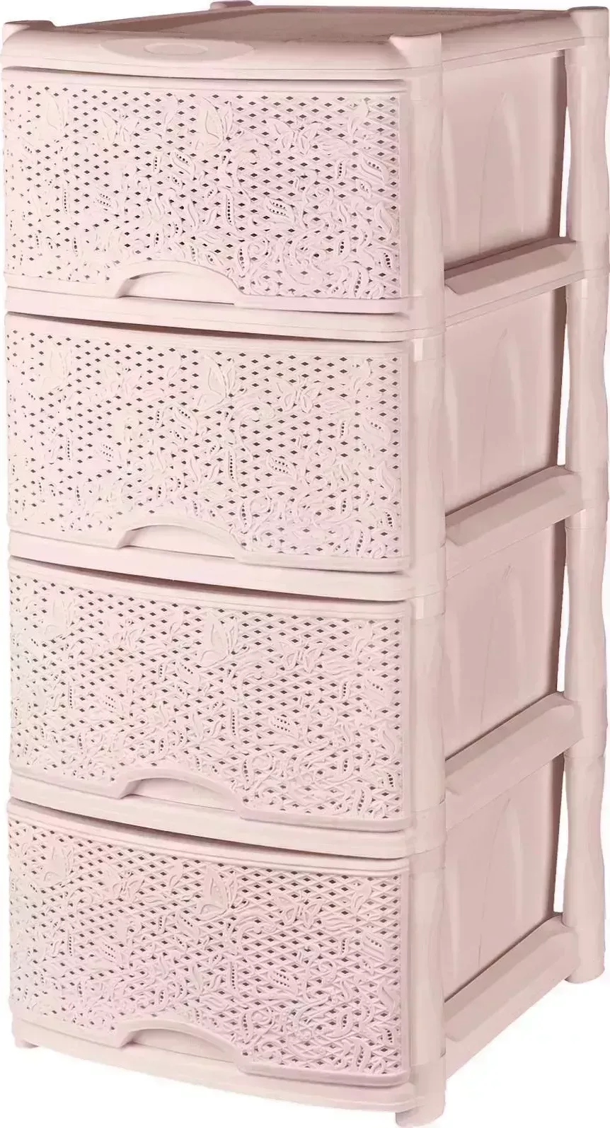 Комод KEEPLEX KL377112005 Fiori четырехсекционный 50х41,5х55,5см бежевый топаз